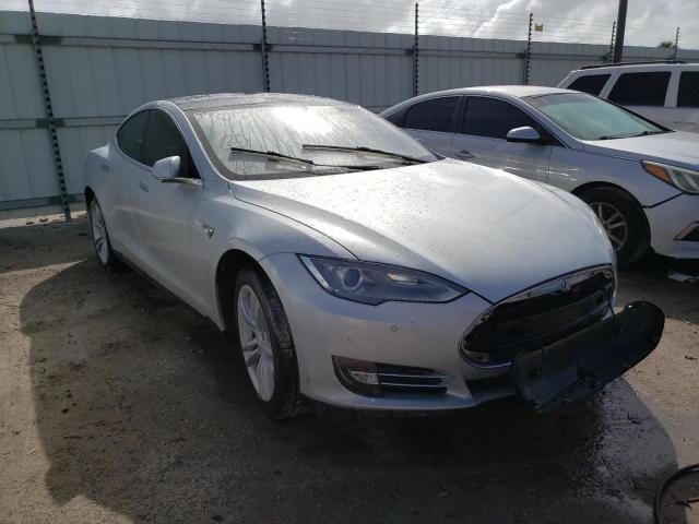5YJSA1DN3DFP27822 - 2013 TESLA MODEL S Արծաթագույն լուսանկար 1