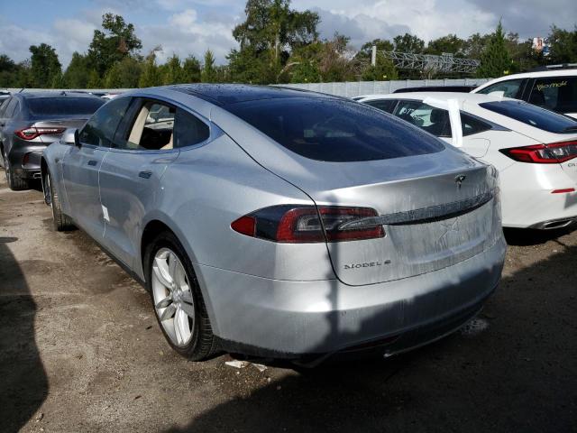 5YJSA1DN3DFP27822 - 2013 TESLA MODEL S Արծաթագույն լուսանկար 3
