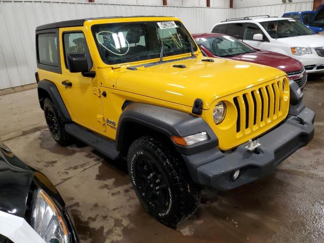 1C4GJXAG4JW293268 - 2018 JEEP WRANGLER S YELLOW photo 1