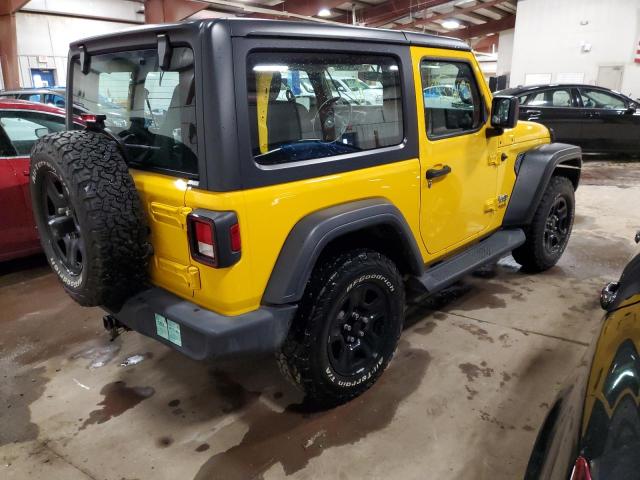 1C4GJXAG4JW293268 - 2018 JEEP WRANGLER S YELLOW photo 4