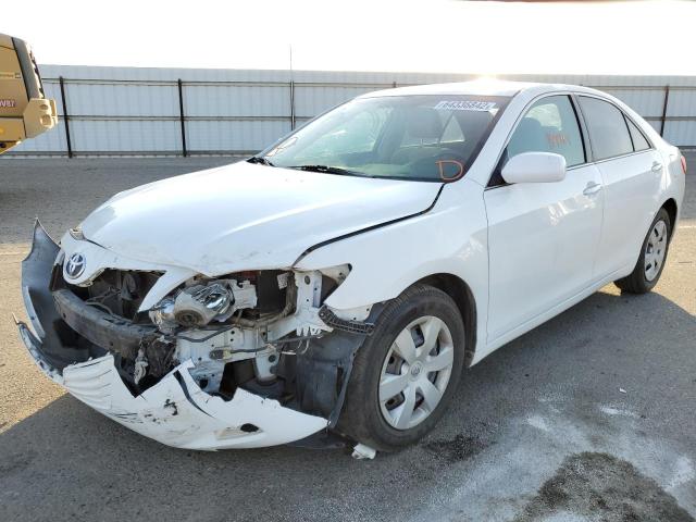 4T4BE46K38R035535 - 2008 TOYOTA CAMRY CE WHITE photo 2