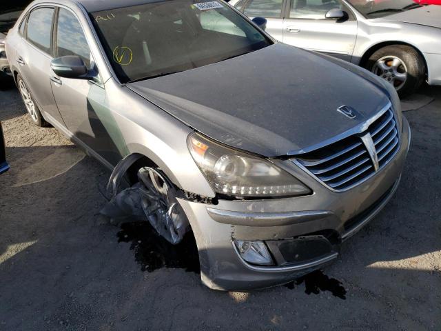 KMHGH4JH2CU053231 - 2012 HYUNDAI EQUUS SIGN GRAY photo 1