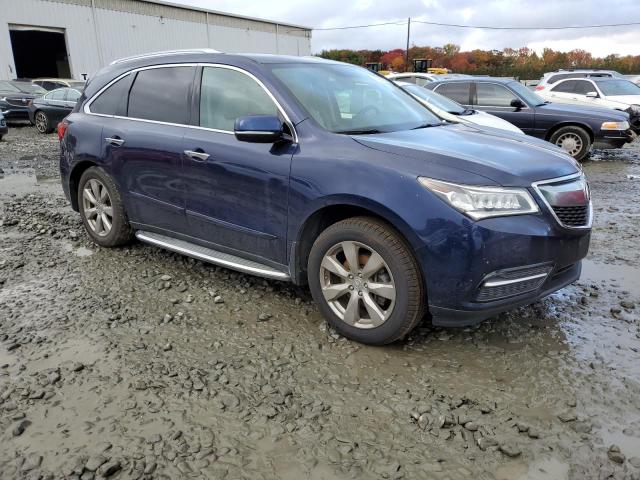 5FRYD4H88EB023204 - 2014 ACURA MDX ADVANC BLUE photo 1