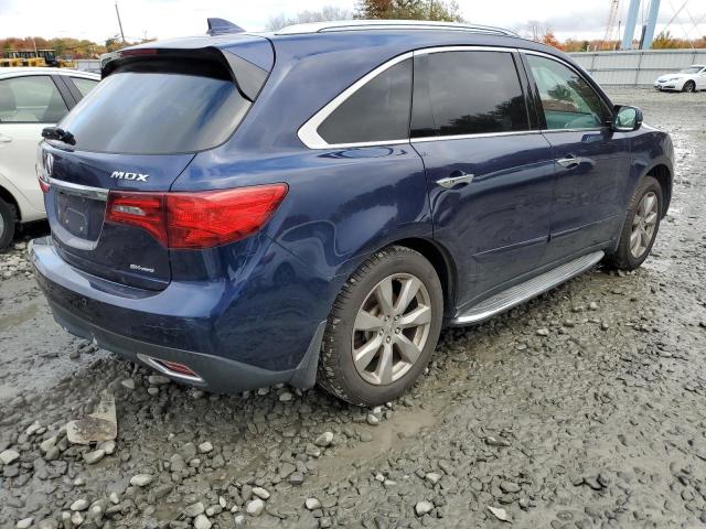 5FRYD4H88EB023204 - 2014 ACURA MDX ADVANC BLUE photo 4