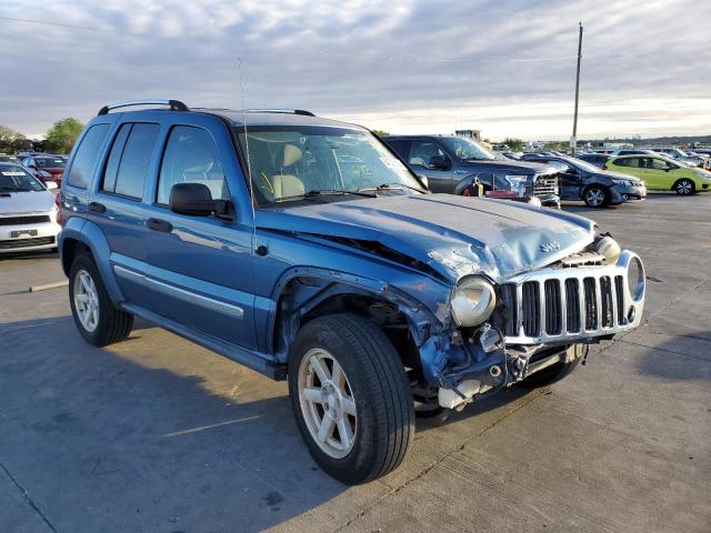 1J4GK58K75W523137 - 2005 JEEP LIBERTY LI BLUE photo 1