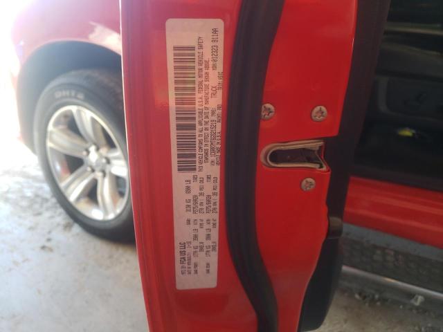 1C6RR7MT6GS215219 - 2016 RAM 1500 SPORT RED photo 10