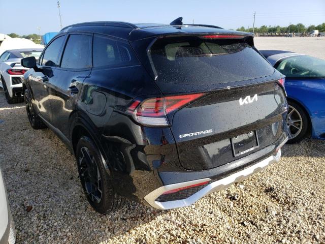 5XYK5CAF9PG016278 - 2023 KIA SPORTAGE S BLACK photo 3