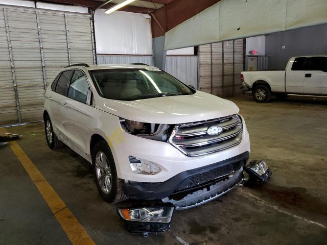 2FMTK3J81FBC16066 - 2015 FORD EDGE SEL WHITE photo 1