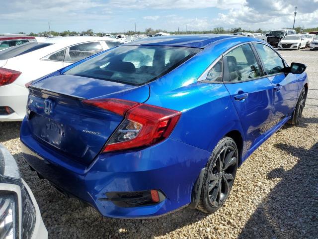 2HGFC2F81MH547548 - 2021 HONDA CIVIC SPOR BLUE photo 4
