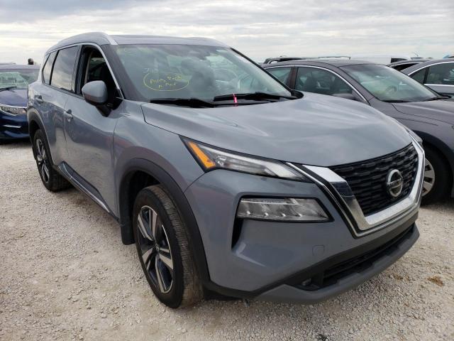 5N1AT3CA5MC672234 - 2021 NISSAN ROGUE SL GRAY photo 1