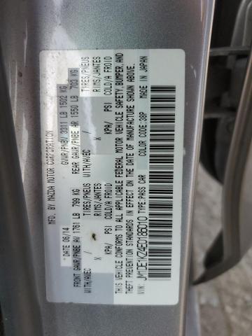 JM1DE1KZ4E0186010 - 2014 MAZDA MAZDA2 SPO 银色 照片 10