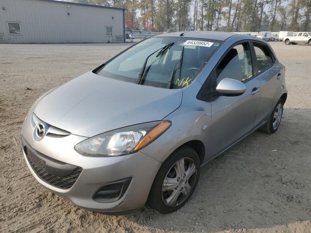 JM1DE1KZ4E0186010 - 2014 MAZDA MAZDA2 SPO 银色 照片 2