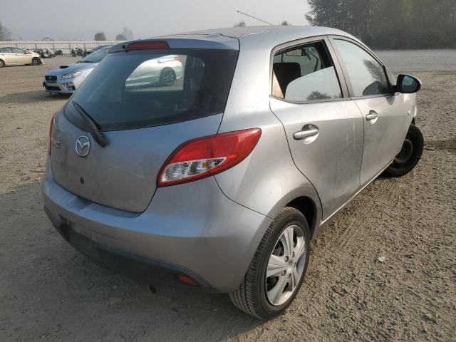 JM1DE1KZ4E0186010 - 2014 MAZDA MAZDA2 SPO 银色 照片 4