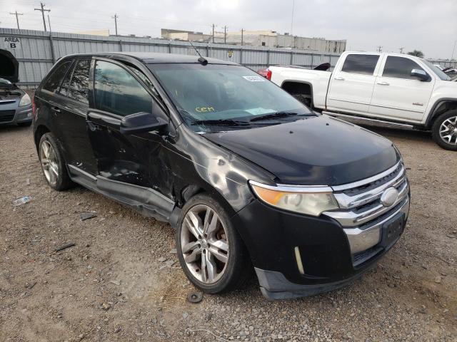 2FMDK3J98CBA12499 - 2012 FORD EDGE SEL BLACK photo 1