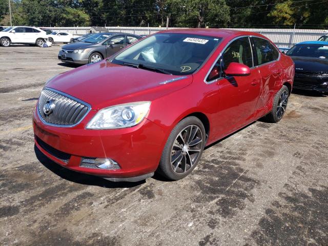 1G4PW5SK1G4174165 - 2016 BUICK VERANO SPO RED photo 2