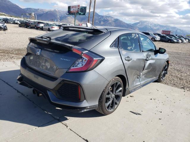 SHHFK7H44JU239766 - 2018 HONDA CIVIC SPOR GRAY photo 4