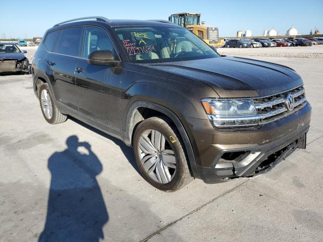 1V2WR2CA2KC566323 - 2019 VOLKSWAGEN ATLAS SE BROWN photo 1