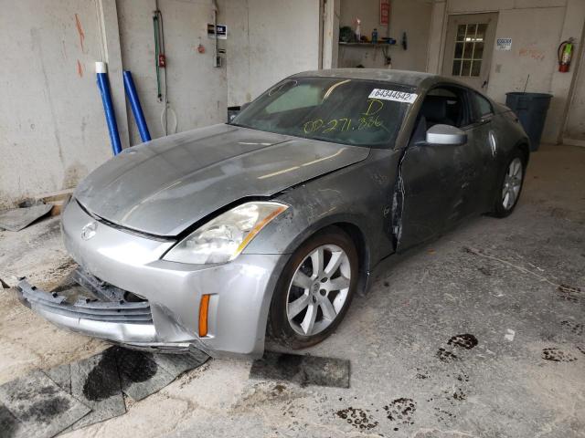 JN1AZ34D33T109079 - 2003 NISSAN 350Z COUPE SILVER photo 2