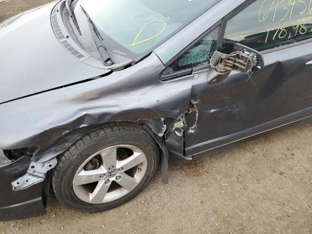 19XFA1F60AE065965 - 2010 HONDA CIVIC LX-S Сұр фото 9