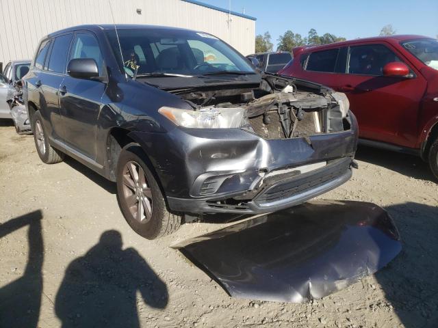 5TDZA3EH3BS010154 - 2011 TOYOTA HIGHLANDER GRAY photo 1