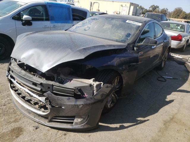 5YJSA1E10GF128294 - 2016 TESLA MODEL S Boz foto 2