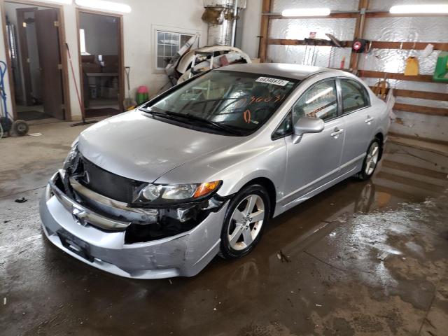 19XFA1F5XBE036031 - 2011 HONDA CIVIC LX SILVER photo 2