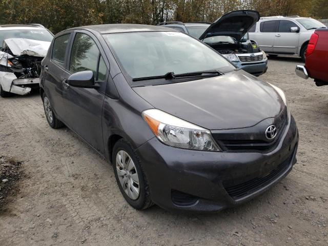 JTDKTUD33CD531184 - 2012 TOYOTA YARIS GRAY photo 1