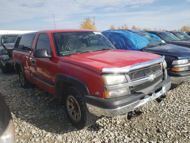 1GCEC14X75Z158123 - 2005 CHEVROLET SILVRDO LS RED photo 1