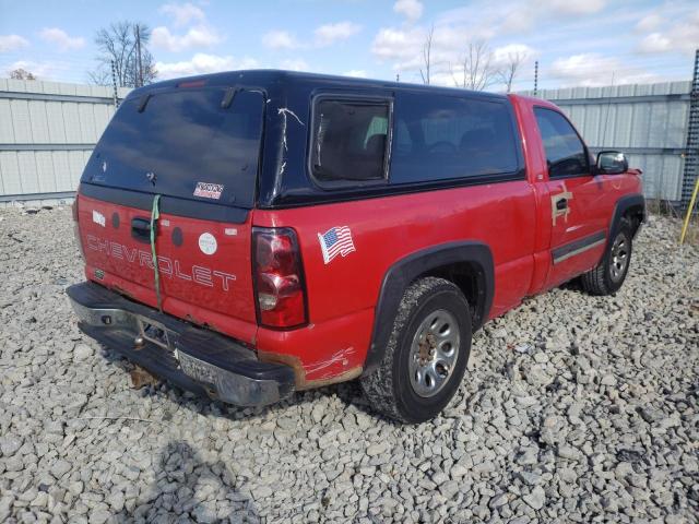 1GCEC14X75Z158123 - 2005 CHEVROLET SILVRDO LS RED photo 4