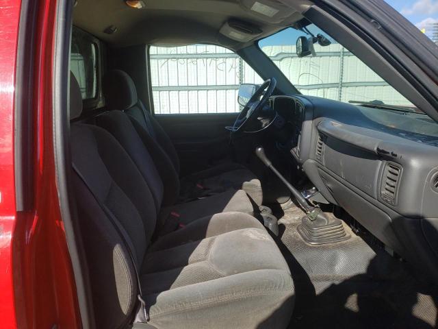 1GCEC14X75Z158123 - 2005 CHEVROLET SILVRDO LS RED photo 5