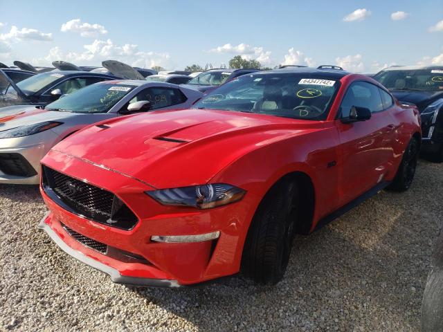 1FA6P8CF7N5128157 - 2022 FORD MUSTANG GT RED photo 2