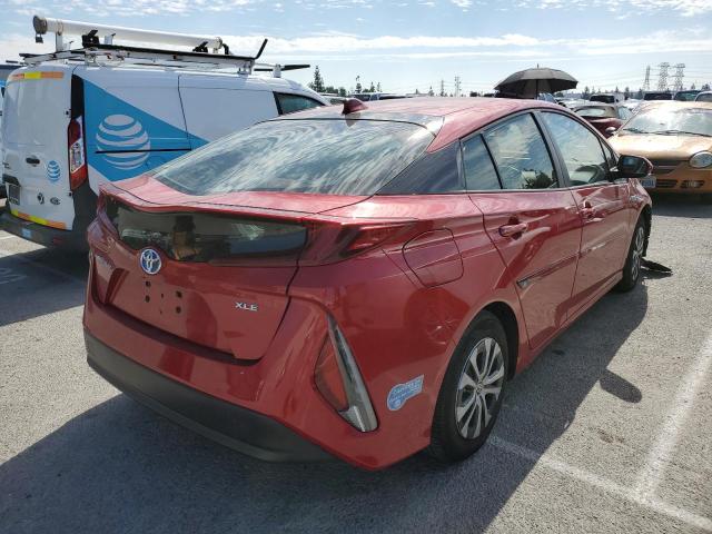JTDKAMFPXM3189858 - 2021 TOYOTA PRIUS PRIM Rot Foto 4