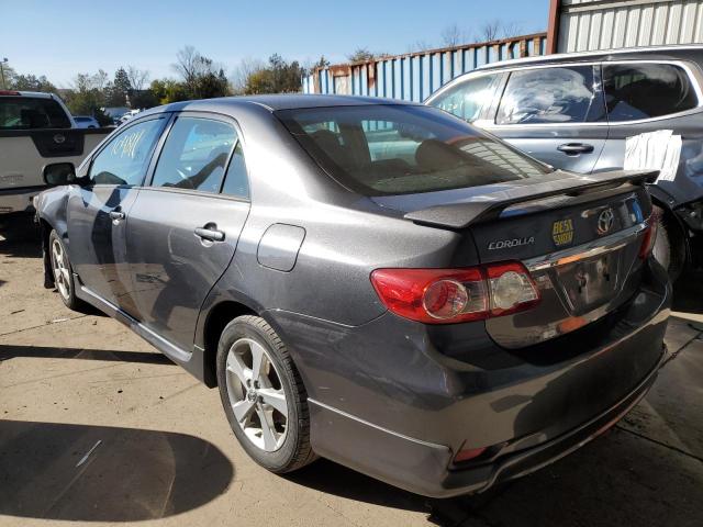 2T1BU4EE1DC118045 - 2013 TOYOTA CAROLLA GRAY photo 3