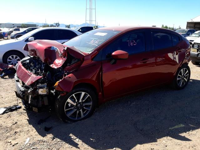 3N1CN8EV4NL861499 - 2022 NISSAN VERSA SV RED photo 2