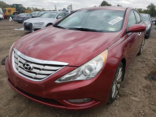 5NPEC4AB4CH427239 - 2012 HYUNDAI SONATA SE RED photo 2