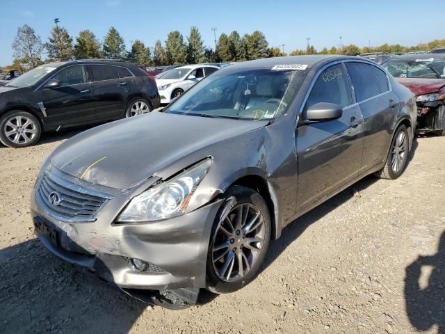 JN1CV6AR3DM351727 - 2013 INFINITI G37 GRAY photo 2