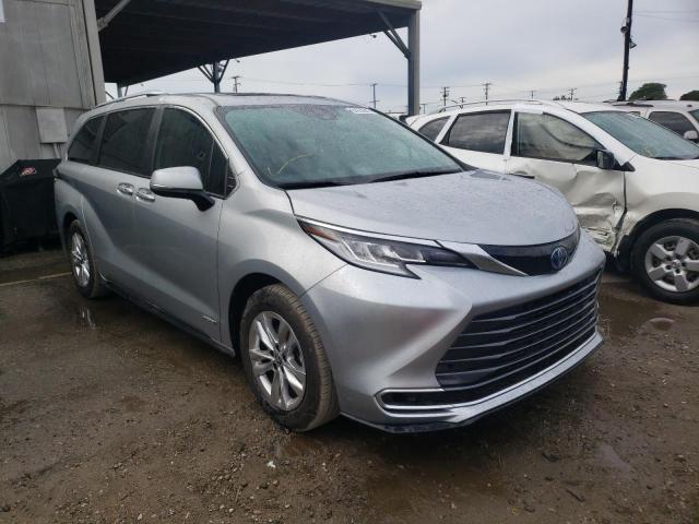 5TDZSKFC6MS003213 - 2021 TOYOTA SIENNA LIM SILVER photo 1