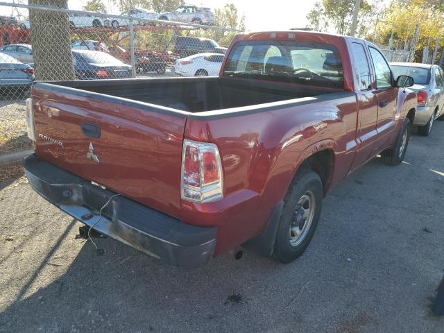 1Z7HC22KX7S217269 - 2007 MITSUBISHI RAIDER LS RED photo 3