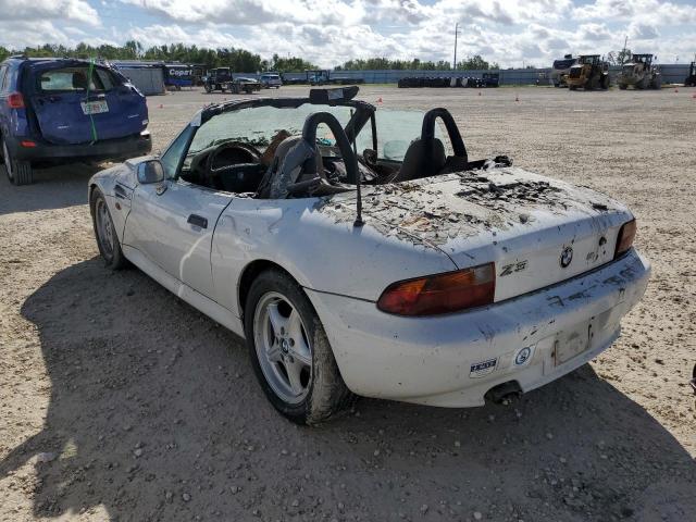 4USCH732XWLD15257 - 1998 BMW Z3 1.9 WHITE photo 3