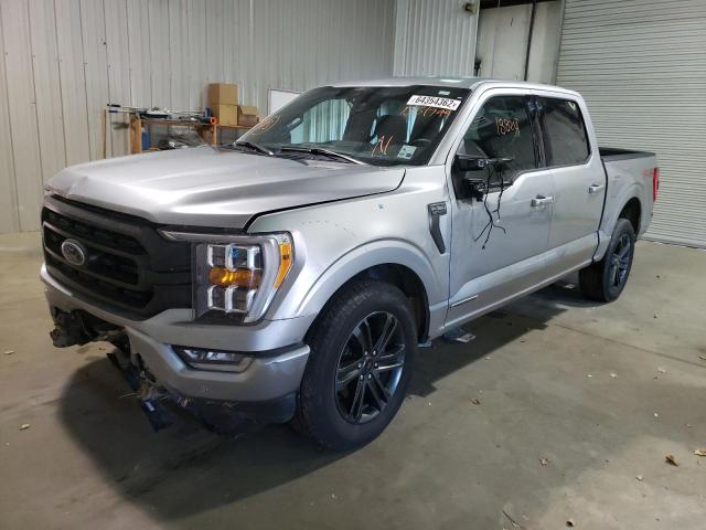 1FTFW1ED7MFB51799 - 2021 FORD F150 SUPER SILVER photo 2