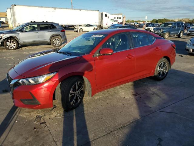 3N1AB8CV1LY307792 - 2020 NISSAN SENTRA SV RED photo 1