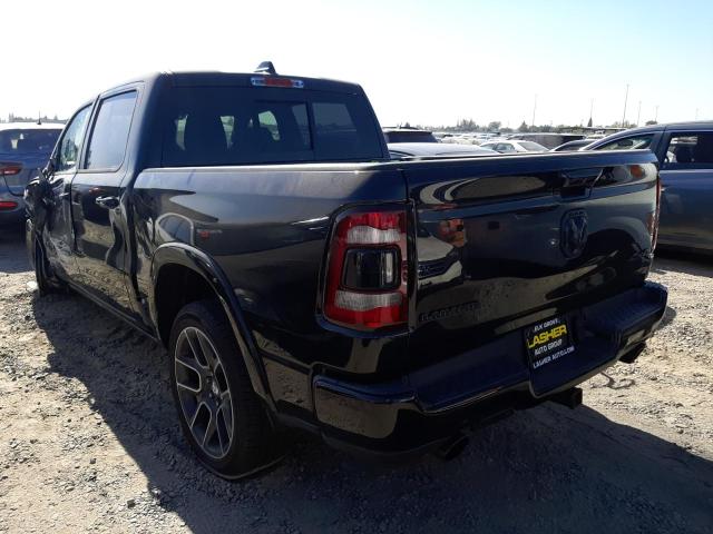 1C6SRFJT0KN908617 - 2019 RAM 1500 LARAM BLACK photo 3