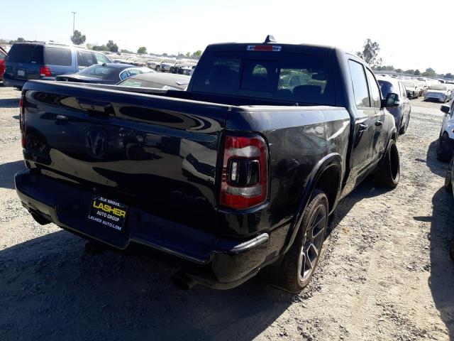 1C6SRFJT0KN908617 - 2019 RAM 1500 LARAM BLACK photo 4