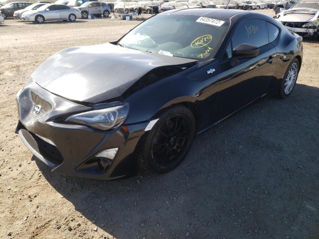 JF1ZNAA11D1725490 - 2013 TOYOTA SCION FR-S BLACK photo 2