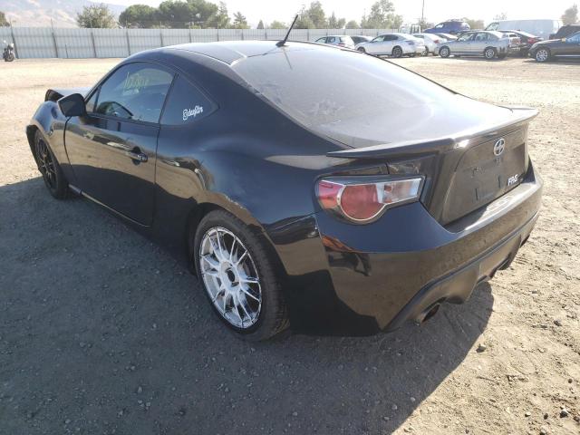 JF1ZNAA11D1725490 - 2013 TOYOTA SCION FR-S BLACK photo 3
