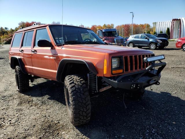 1J4FF68S6YL230762 - 2000 JEEP CHEROKEE 4 ORANGE photo 1