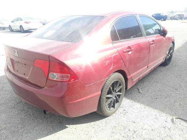 1HGFA16958L119340 - 2008 HONDA CIVIC EXL Qırmızı foto 4