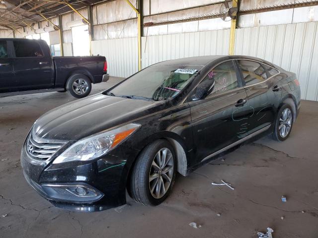 KMHFG4JG3GA509542 - 2016 HYUNDAI AZERA BLACK photo 2