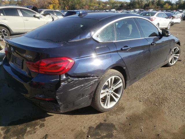 WBA4J3C54KBL07277 - 2019 BMW 430XI GRAN BLUE photo 4