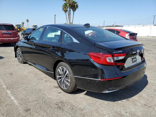 1HGCV3F58NA028621 - 2022 HONDA ACCORD HYB BLACK photo 3